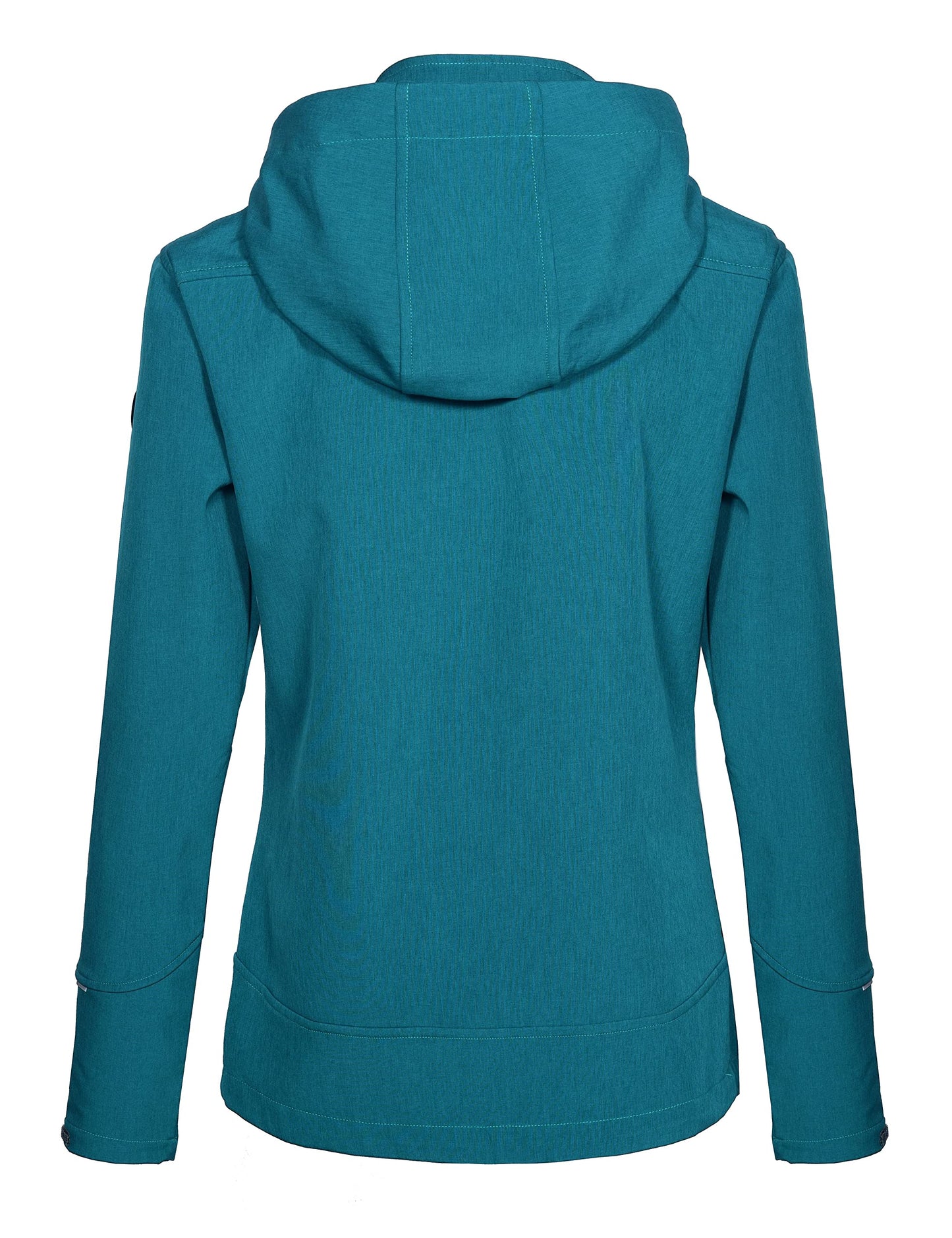 Little Donkey Andy Softshelljacke Damen Wasserdichte Atmungsaktive Fleece Warme Übergangsjacke Outdoorjacke mit abnehmbarer Kapuze Deep Lake Size XS