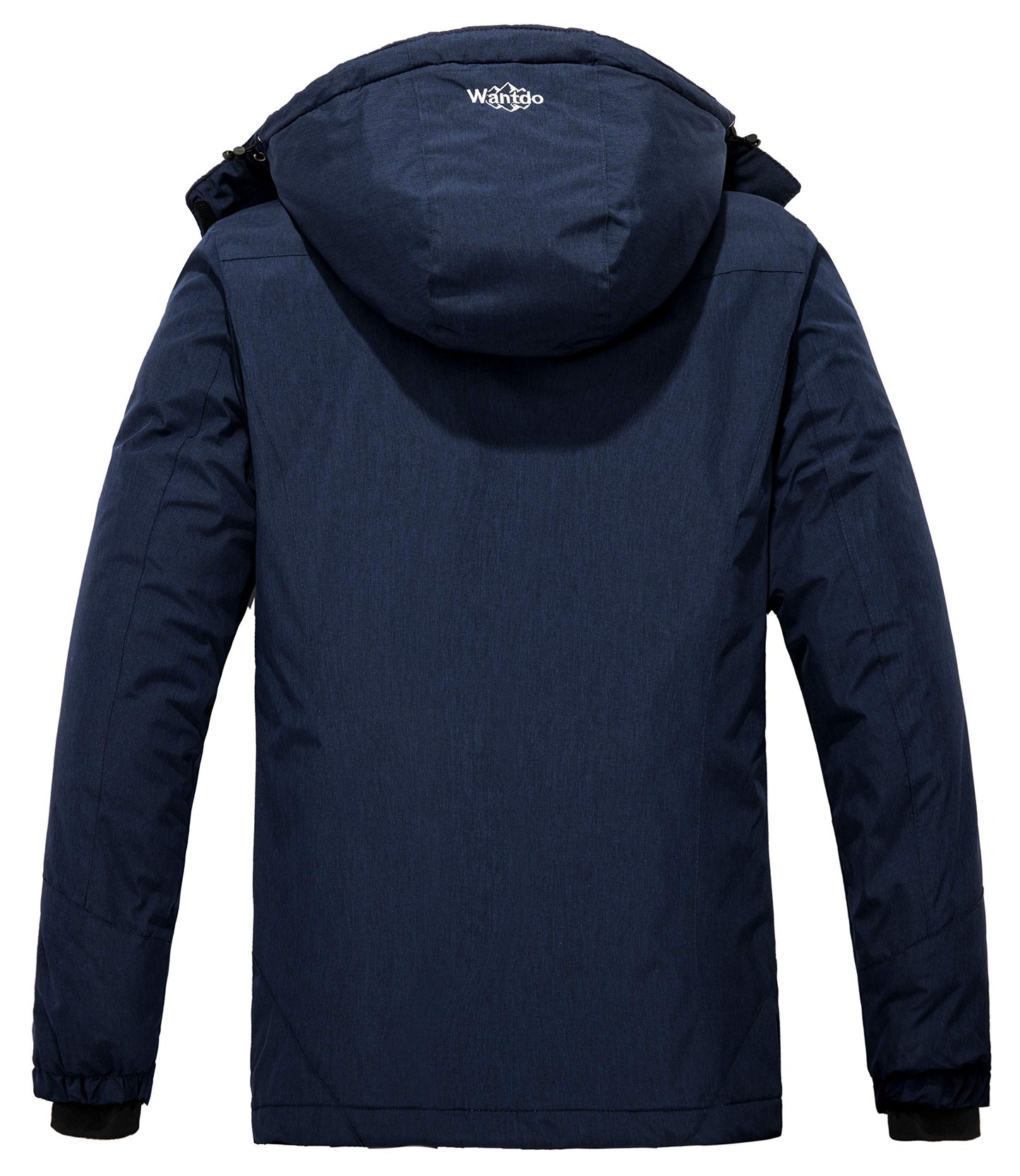 Wantdo Damen Berg Ski Jacke Wärmer Winter Fleece Mäntel Wasserdichter Atmungsaktive RegenMäntel Outdoor Kapuzen Windbreaker Jacken Enzianblau S
