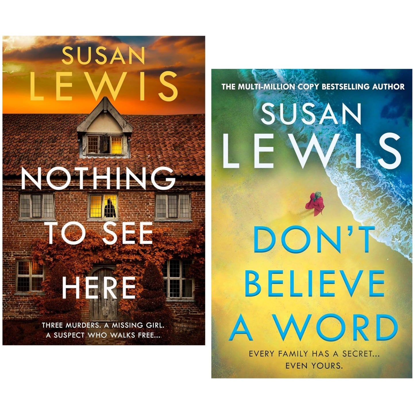 Cristy Ward Thriller by Susan Lewis 2 Books Collection Set (Nothing to See Here and Don't Believe a Word) - skihosevxCristy Ward Thriller by Susan Lewis 2 Books Collection Set (Nothing to See Here and Don't Believe a Word)skihosevxskihosevxPLD23988