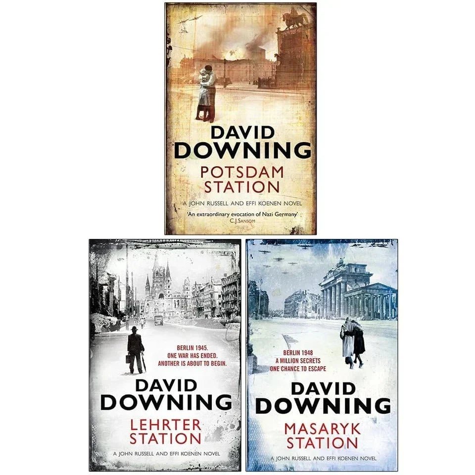 John Russell WWII Spy Thrillers 4-6 Collection 3 Books Set by David Downing (Potsdam Station, Lehrter Station, Masaryk Station) - skihosevxJohn Russell WWII Spy Thrillers 4-6 Collection 3 Books Set by David Downing (Potsdam Station, Lehrter Station, Masaryk Station)Old Street Publishing ltdDavid DowningskihosevxPLD23889Old Street Publishing ltd