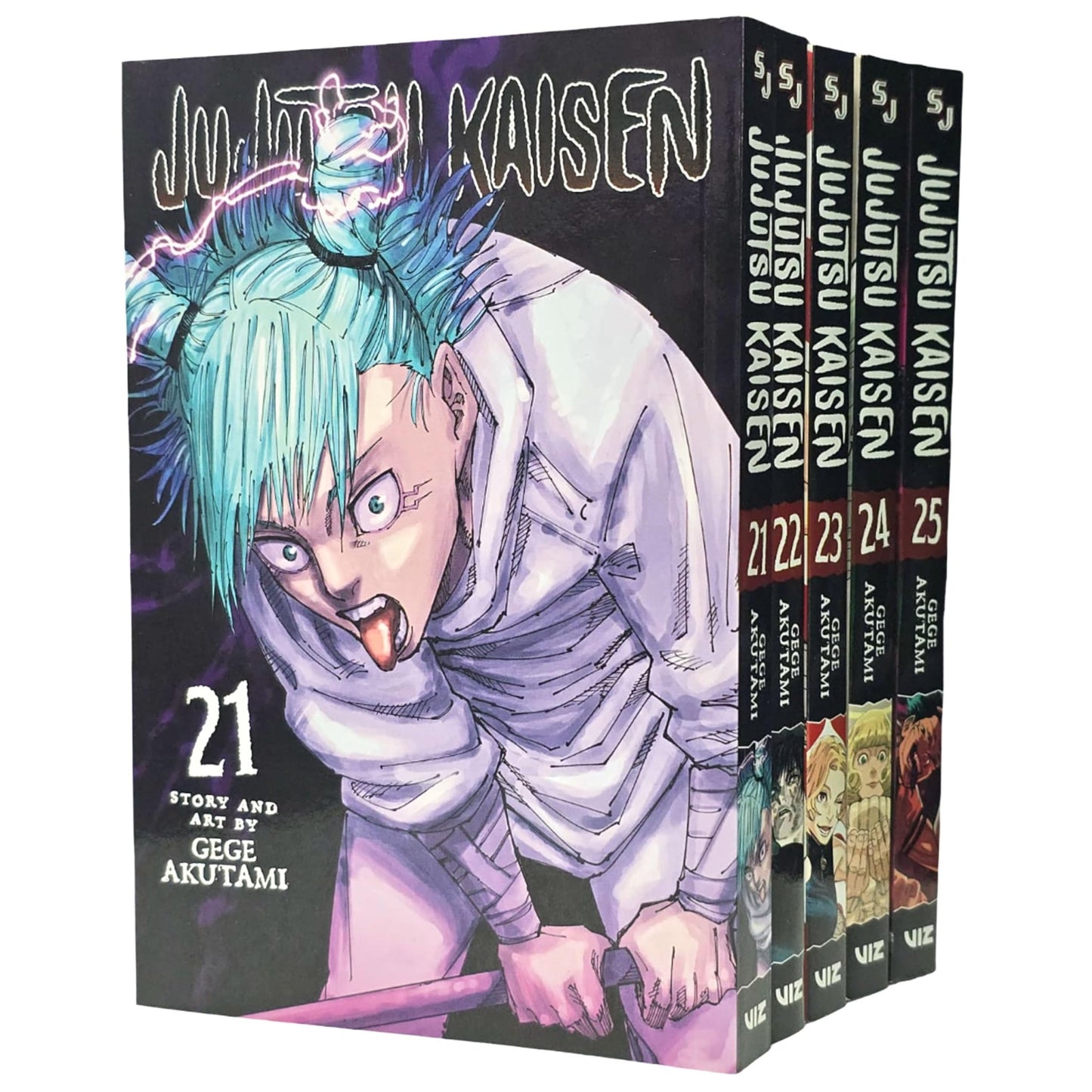 Jujutsu Kaisen Volume 21-25 By Gege Akutami 5 Books Collection Manga Set - skihosevxJujutsu Kaisen Volume 21-25 By Gege Akutami 5 Books Collection Manga SetViz Media UKGege AkutamiskihosevxPLD23916Viz Media UK