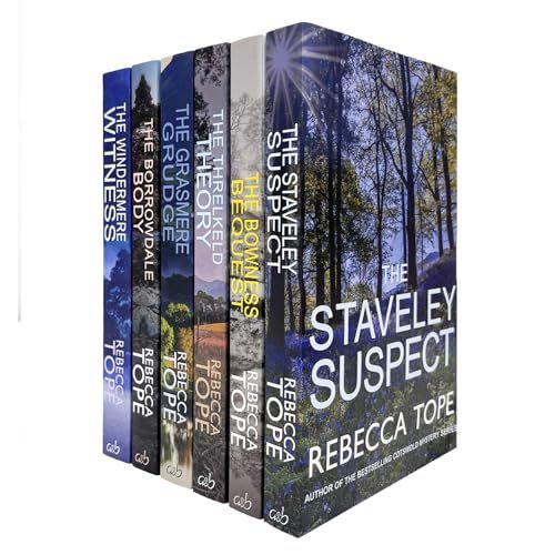 Lake District Mysteries 6 Books Set by Rebecca Tope (Staveley Suspect, Bowness Bequest, Threlkeld Theory, Grasmere Grudge, Borrowdale Body, Windermere Witness) - skihosevxLake District Mysteries 6 Books Set by Rebecca Tope (Staveley Suspect, Bowness Bequest, Threlkeld Theory, Grasmere Grudge, Borrowdale Body, Windermere Witness)skihosevxskihosevxPLD23940