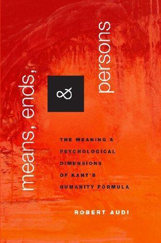 skihosevx: Means Ends And Persons The Meaning And Psychological Dimensions Of Kants Humanity Formula - skihosevxskihosevx: Means Ends And Persons The Meaning And Psychological Dimensions Of Kants Humanity FormulaE-booksskihosevxskihosevxBSL-V2-8619E-books
