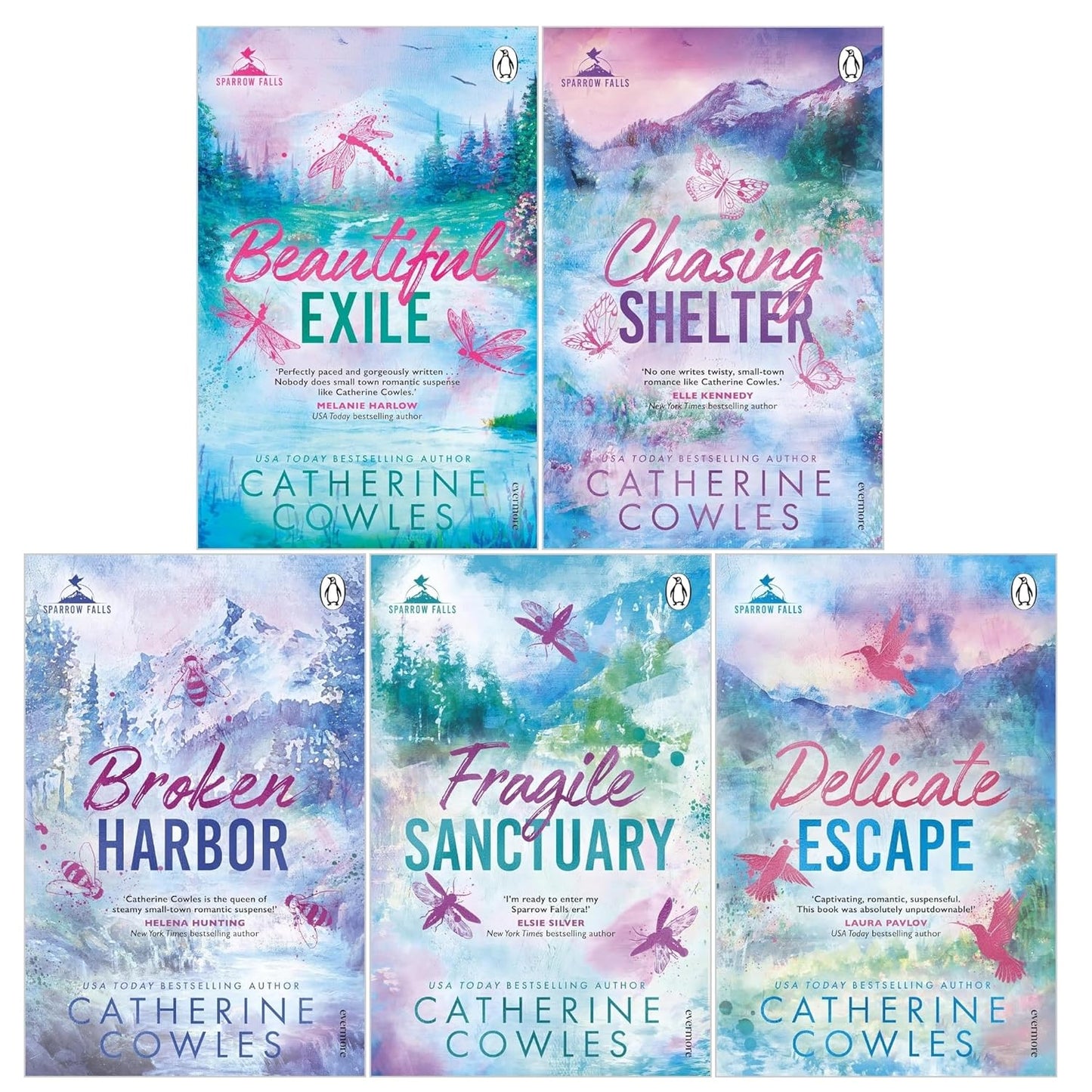 Sparrow Falls Series 5 Books Collection Set by Catherine Cowles (Books 1-5) (Fragile Sanctuary, Delicate Escape, Broken Harbor, Beautiful Exile, Chasing Shelter) - skihosevxSparrow Falls Series 5 Books Collection Set by Catherine Cowles (Books 1-5) (Fragile Sanctuary, Delicate Escape, Broken Harbor, Beautiful Exile, Chasing Shelter)EvermoreskihosevxskihosevxVRT26911Evermore