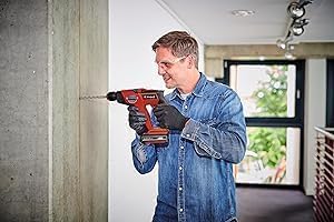 Akku-Bohrhammer TE-HD 18/12 Li-Solo Power X-Change (Lithium-Ionen, 18 V, 1,3 J, Bohrleistung in Beton 12 mm, SDS-plus-Aufnahme, LED-Licht, ohne Akku und Ladegerät)