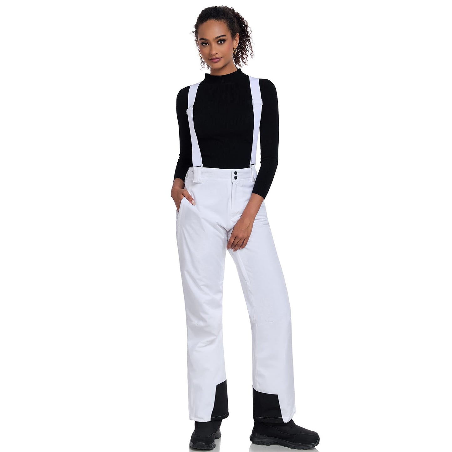 HOTIAN Damen Ski Jacke und Hosen 2 Teilig Set Skianzug Damen Wasserdicht Winddicht Winter Warme SkiSchnee Skifahren Sätze Snowboard Set