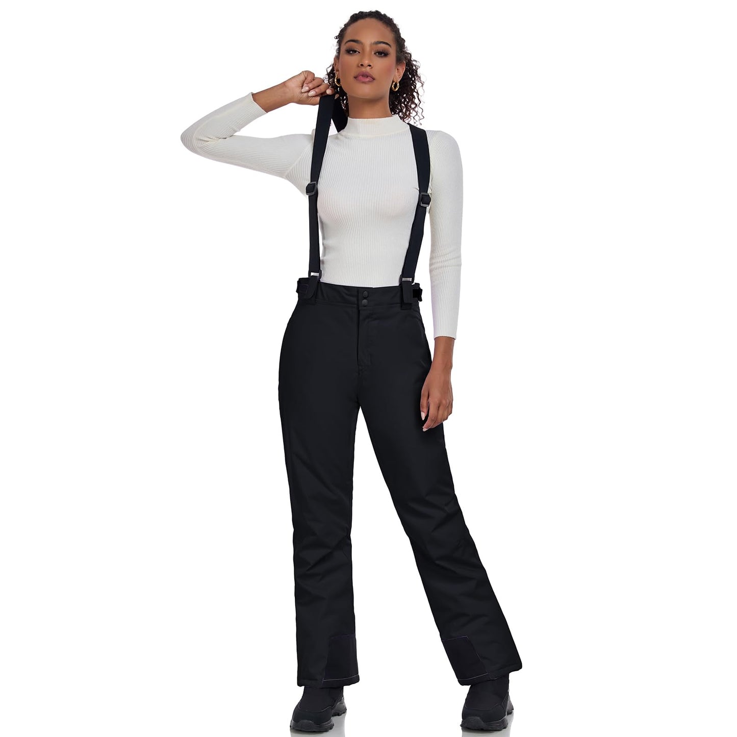 HOTIAN Damen Ski Jacke und Hosen 2 Teilig Set Skianzug Damen Wasserdicht Winddicht Winter Warme SkiSchnee Skifahren Sätze Snowboard Set