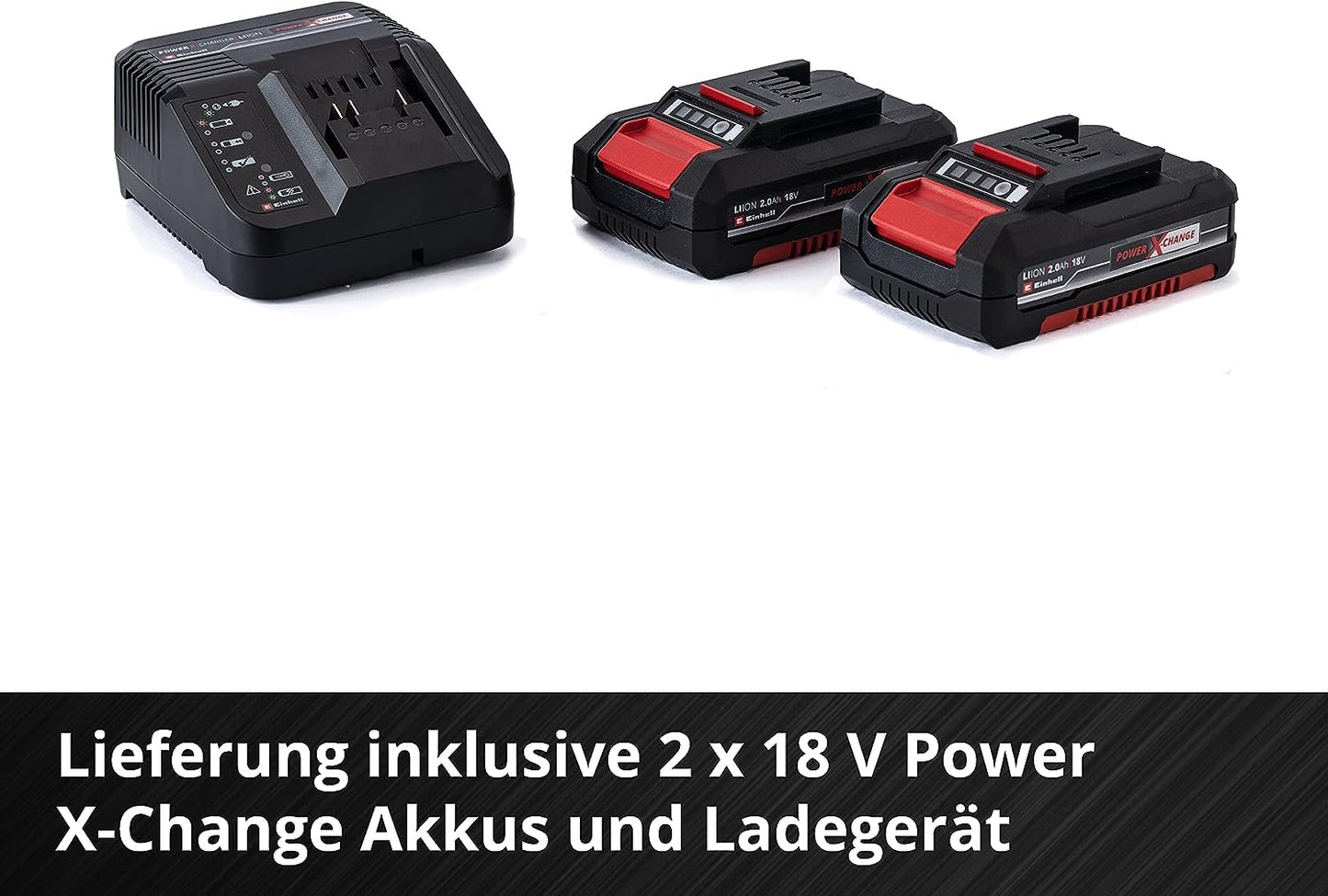 Akku-Schlagbohrschrauber-Set TE-CD 18/40 Li-i +64 (2x2,0 Ah) Power X-Change (Li-Ion, 18 V, 40 Nm, Drehzahl-Elektronik, 2-Gang-Getriebe, max. 24.000 min-1, inkl. Akkus, Ladegerät & Zubehör)