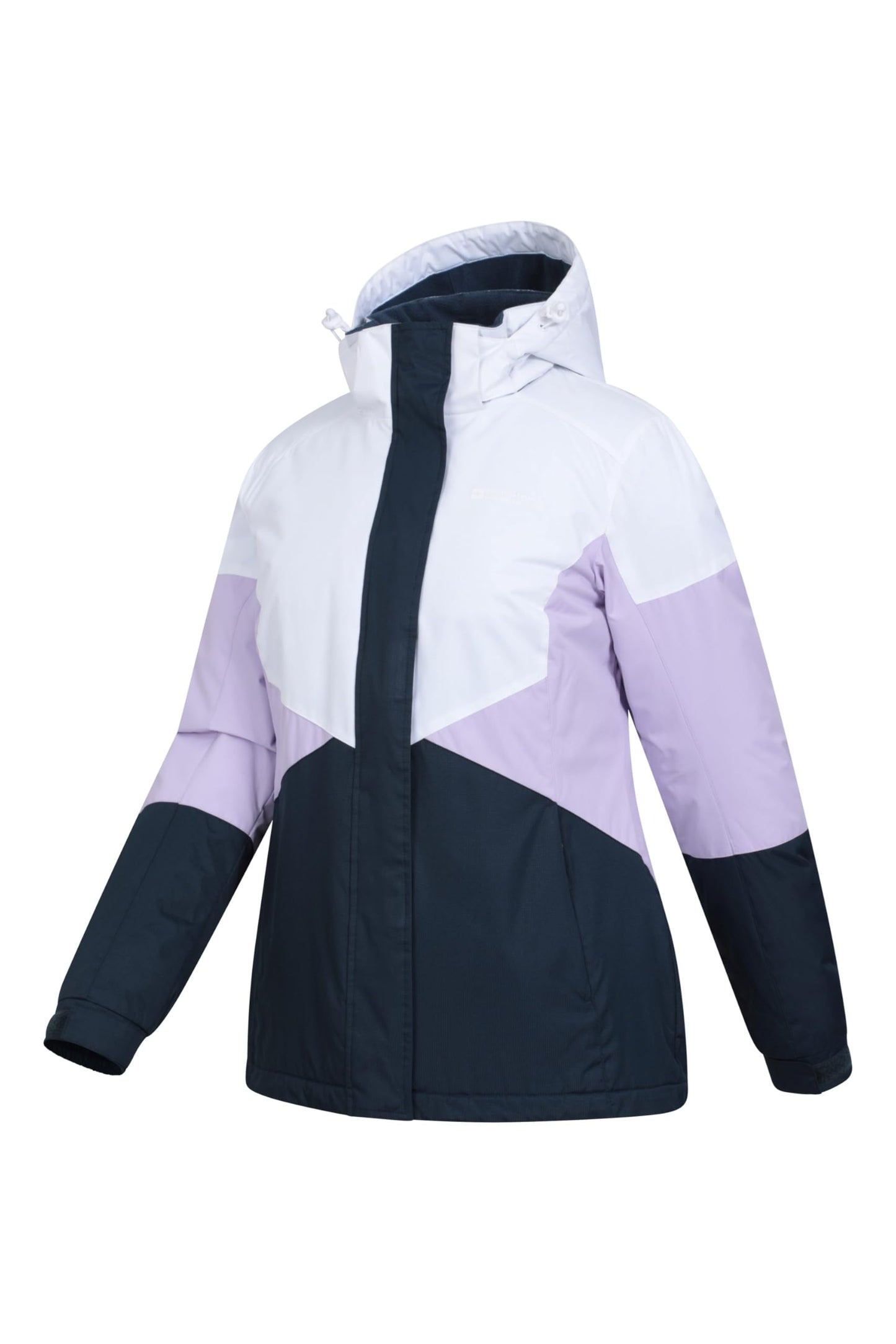 Mountain Warehouse Moon Damen-Skijacke - Schneedicht, Mikrofaser-Isolierung, winddichte Winterjacke, warm, verstellbare Kapuze - Ski-Bekleidung für den Snowboard-Urlaub Flieder Damengröße EU 44