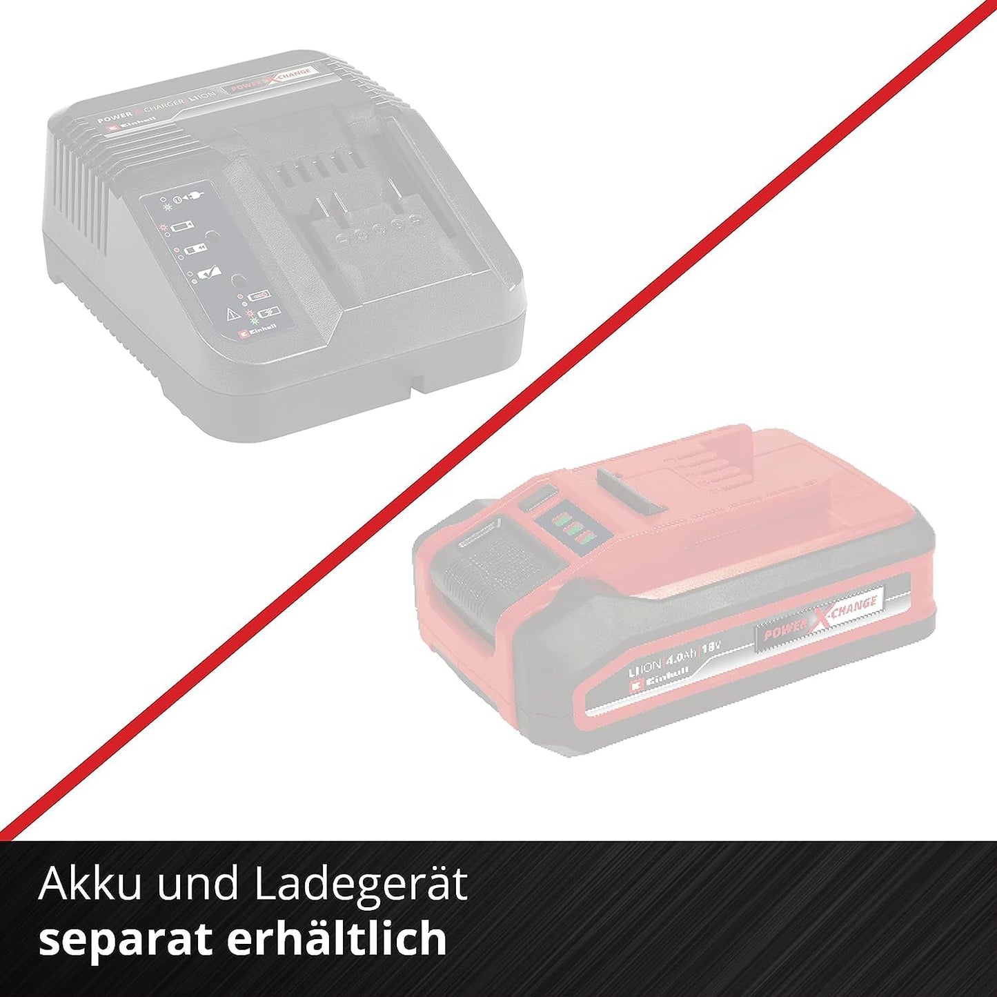 Akku-Stichsäge TE-JS 18/80 Li-Solo Power X-Change (18 V, max. 80 mm Schnitttiefe, 4-Stufen Pendelhub, Absaugadapter, Parallelanschlag, LED-Licht, ohne Akku)