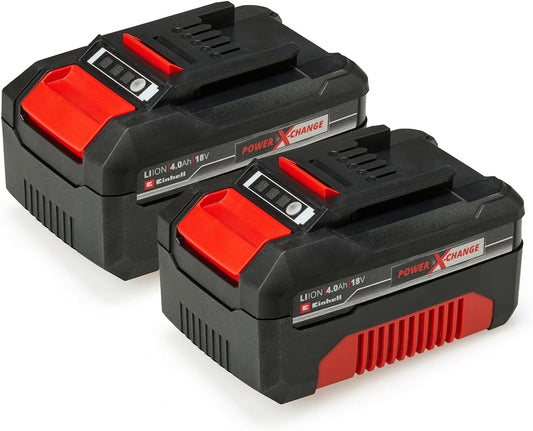 Akku PXC-Twinpack 4,0 Ah Power X-Change (Li-Ion, 18 V, 2x 4,0 Ah, für alle PXC-Geräte geeignet, proaktives Batteriemanagement, situativ angepasste Ladezyklen)
