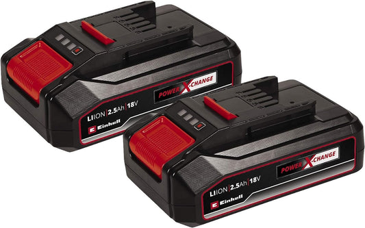 Akku PXC-Twinpack 2,5 Ah Power X-Change (Li-Ion, 18 V, 2x 2,5 Ah-Akkus, universell für alle PXC-Geräte, proaktives Batteriemanagement, angepasste Ladezyklen)