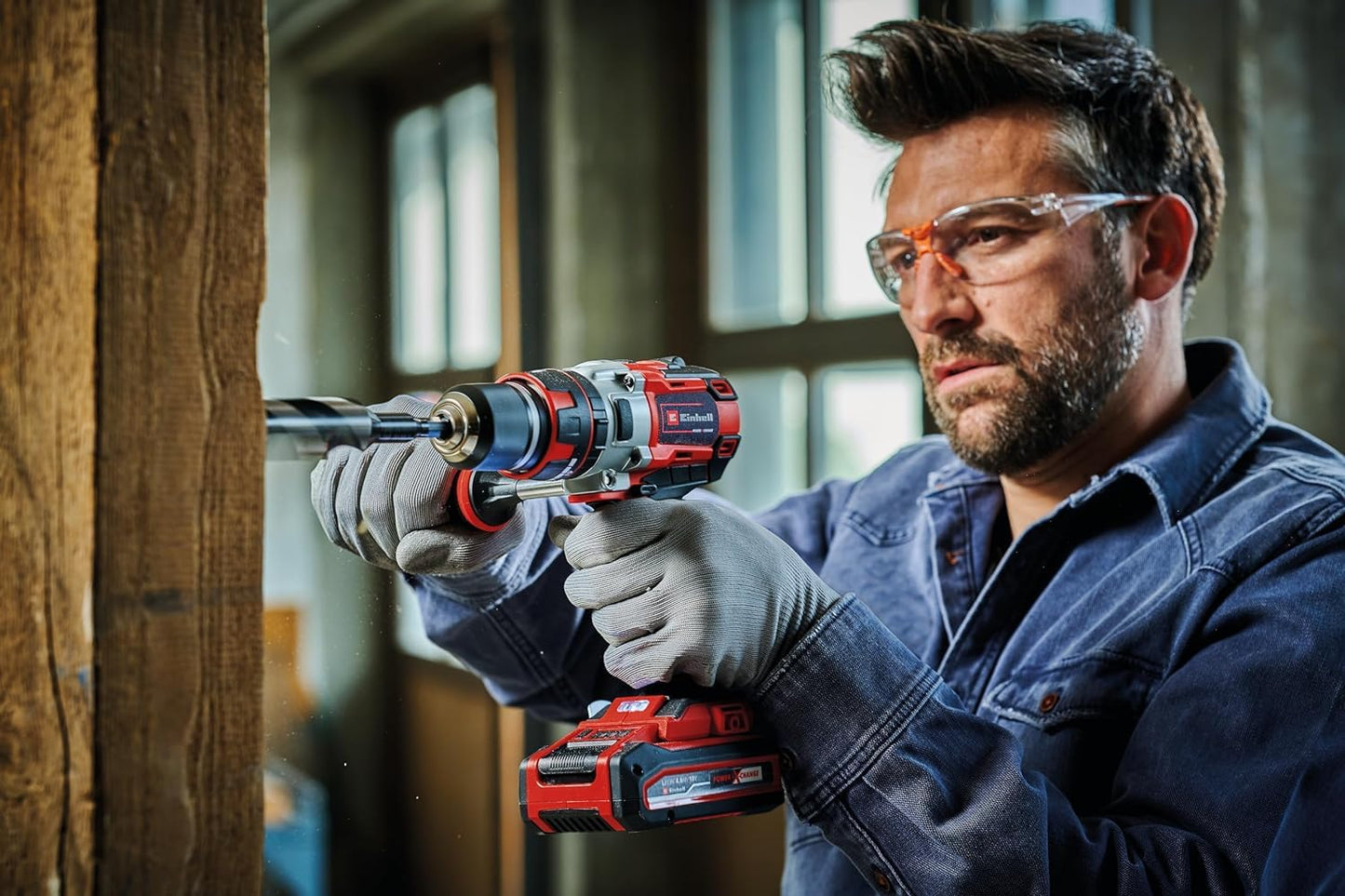 Professional Akkuschrauber TE-CD 18 Li-i BL Solo Power X-Change (18 V, Schlagfunktion, Brushless, 60 Nm, 2 Gang, 13 mm Metallbohrfutter, LED Licht, ohne Akku)