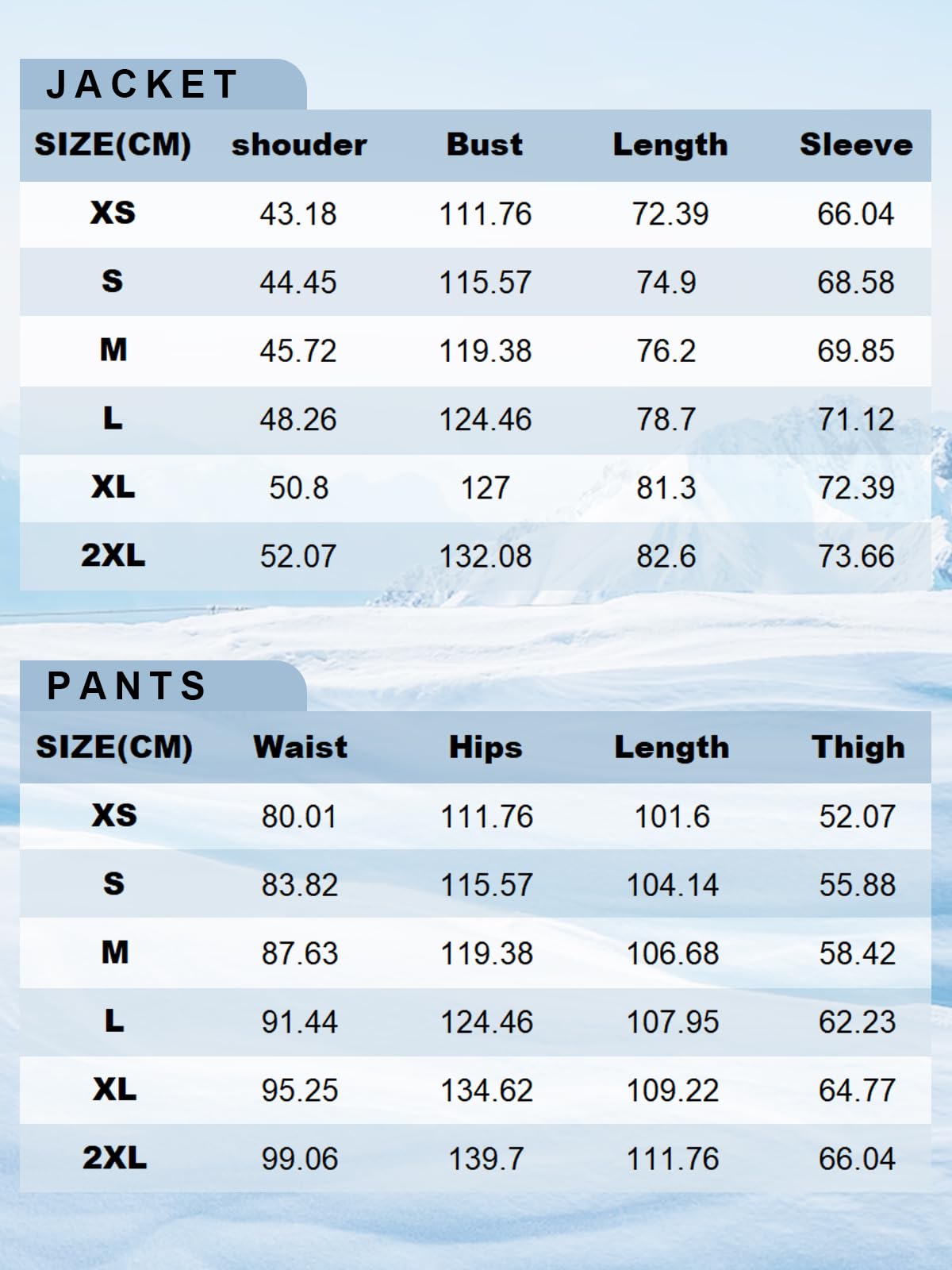 HOTIAN Damen Ski Jacke und Hosen 2 Teilig Set Skianzug Damen Wasserdicht Winddicht Winter Warme SkiSchnee Skifahren Sätze Snowboard Set
