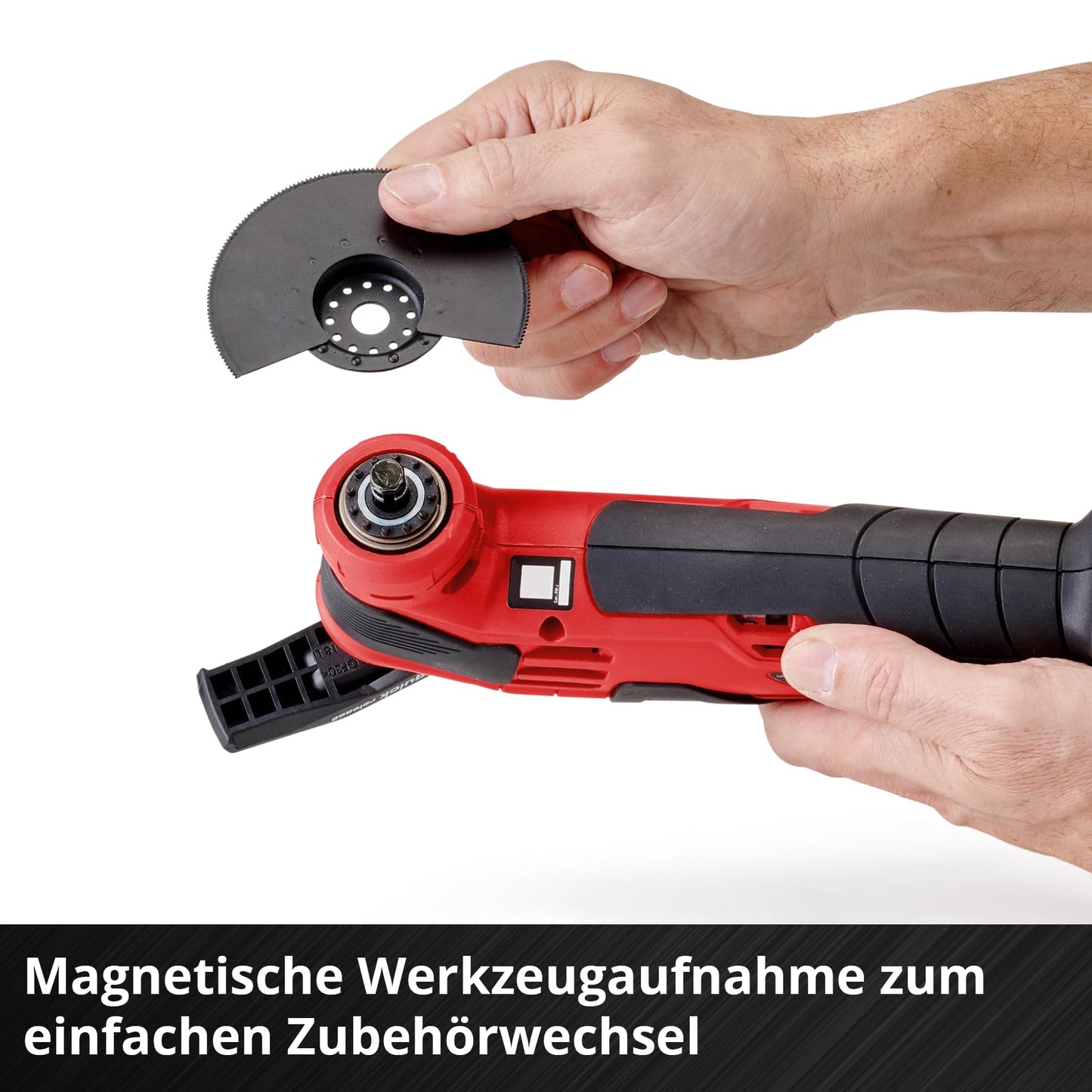 Akku-Multifunktionswerkzeug VARRITO Power X-Change (Li-Ion, 18 V, 22.000 bis 40.000 min-1, Drehzahl-Elektronik, Schnellspannverschluss, magnetische Werkzeugaufnahme, ohne Akku und Ladegerät)