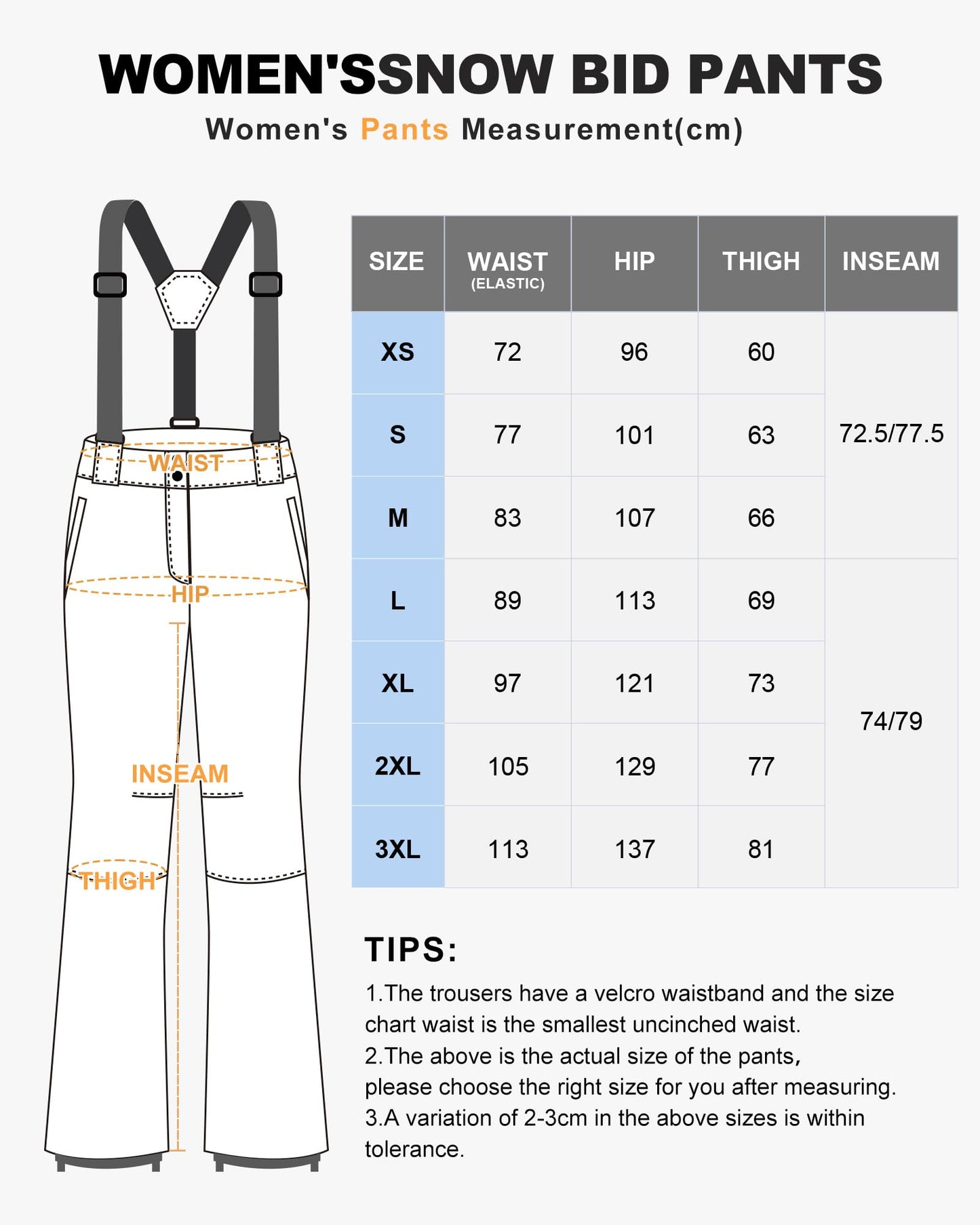 33,000ft Damen Skihose Hosenträgerhose Outdoorhose Wasserdicht Winddichte Softshellhose Warme Gefütterte Schneehose Snowboardhose Skilanglaufhose Thermohose Wanderhose Ski Pant, Schwarztarnung L