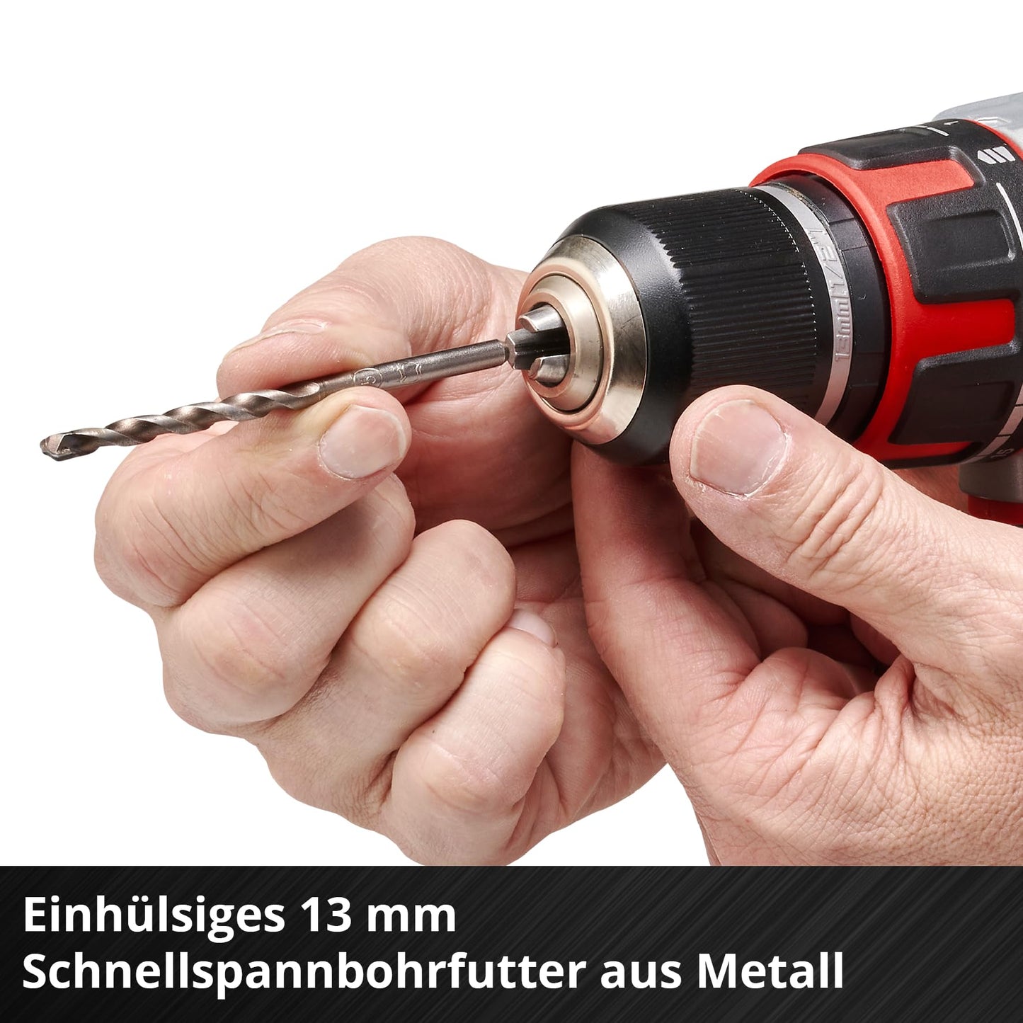 Professional Akkuschrauber TP-CD 18 Li Brushless Solo Power X-Change (Li-Ion, Rot, 18 V, 2 Gang, 60Nm/Brushless/ohne Akku, LED Licht und Ladegerät)
