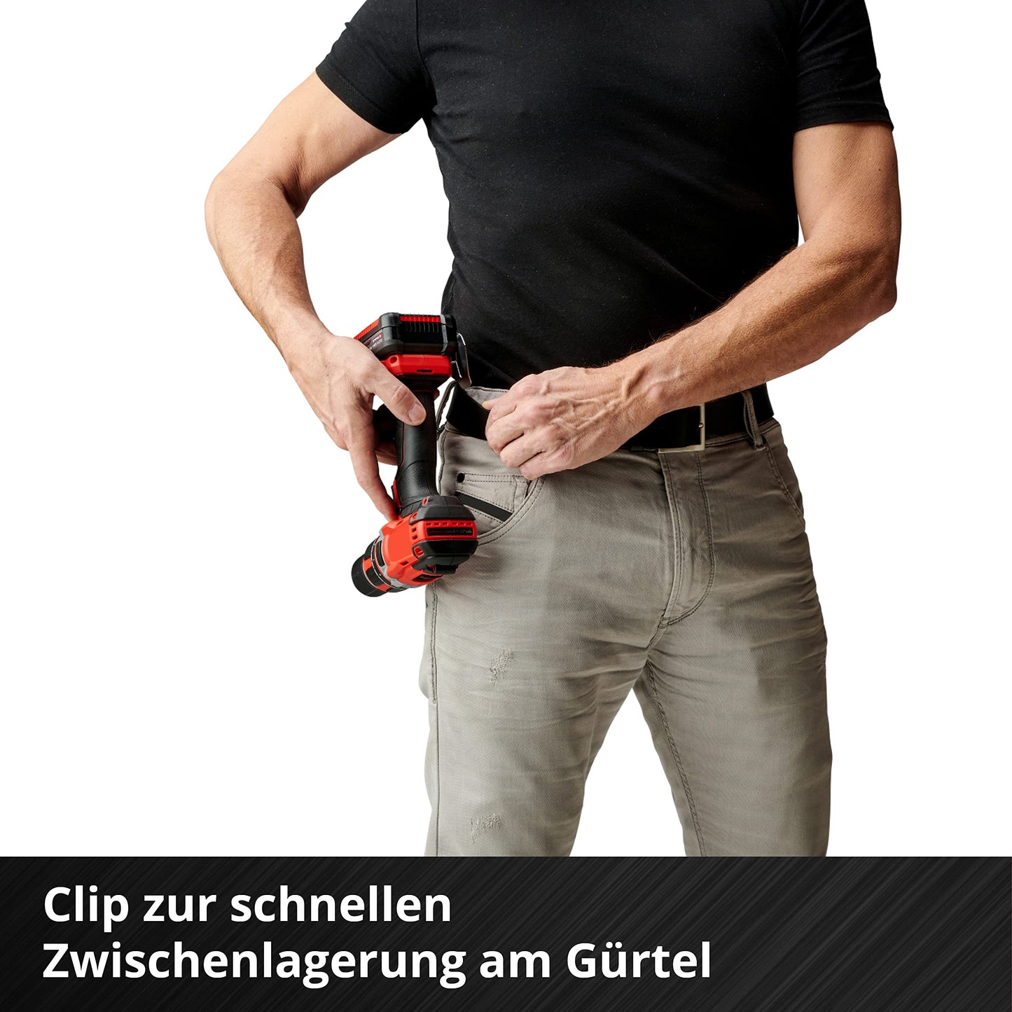 Professional Akku-Bohrschrauber TP-CD 18/50 Li BL Kit Power X-Change (18 V, Brushless, 50 Nm, 2 Gang, 13 mm Bohrfutter, inkl. 2x 2,0 Ah Akkus + Ladegerät)