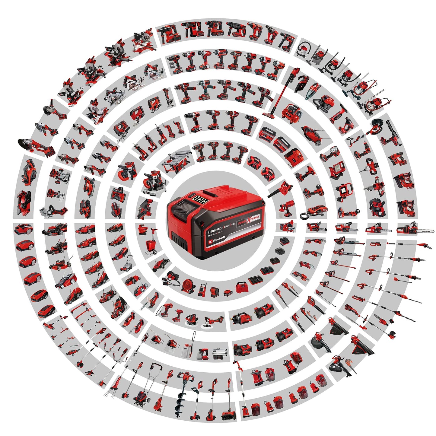 Akku-Bohrschrauber-Set TE-CD 18/40 Li +69 (2x2,0 Ah) Power X-Change (Lithium Ionen, 2 Gang, 40 Nm, inkl. 2x Akku + Ladegerät, Koffer + 69-tlg. Zubehör)