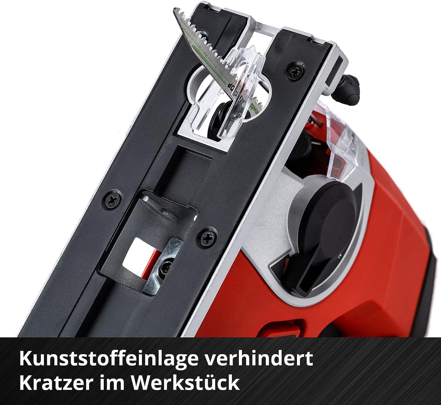 Akku-Stichsäge TE-JS 18/80 Li-Solo Power X-Change (18 V, max. 80 mm Schnitttiefe, 4-Stufen Pendelhub, Absaugadapter, Parallelanschlag, LED-Licht, ohne Akku)
