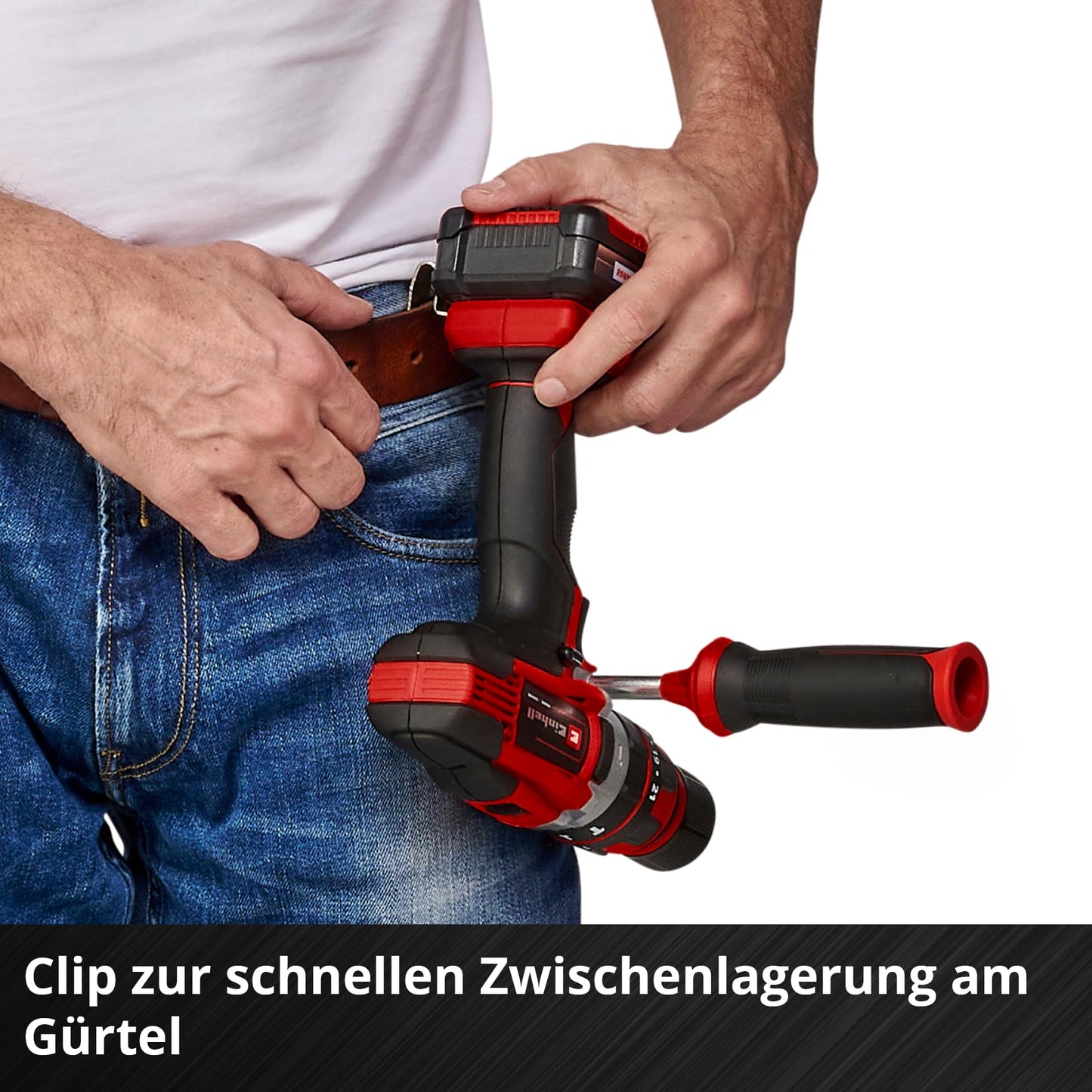 Akku-Schlagbohrschrauber TE-CD 18/48 Li-i Kit Power X-Change (18 V, 48 Nm, Schlagbohrfunktion, 13 mm Bohrfutter, 2 Gang, Koffer, inkl. 2x 2,0 Ah Akkus + Ladegerät)