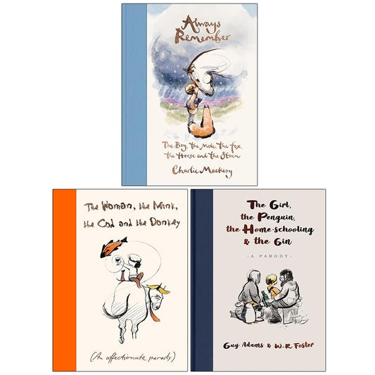 Always Remember, The Woman the Mink the Cod and the Donkey & The Girl the Penguin the Home-Schooling and the Gin 3 Books Collection Set - skihosevxAlways Remember, The Woman the Mink the Cod and the Donkey & The Girl the Penguin the Home-Schooling and the Gin 3 Books Collection SetEbury Press/Sphere/John BlakeskihosevxskihosevxVRT26929Ebury Press/Sphere/John Blake