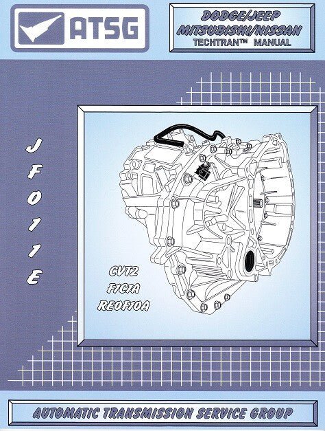 ATSG Dodge Jeep Mitsubishi Nissan JF011E CVT2 F1C1A Transmission Rebuild Manual - skihosevxATSG Dodge Jeep Mitsubishi Nissan JF011E CVT2 F1C1A Transmission Rebuild ManualRebuild ManualskihosevxskihosevxRebuild Manual