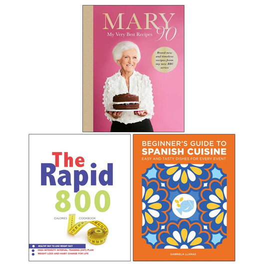 Beginner's Guide to Spanish Cuisine, Mary 90(HB), The Rapid 800 Cookbook 3 Books Collection Set - skihosevxBeginner's Guide to Spanish Cuisine, Mary 90(HB), The Rapid 800 Cookbook 3 Books Collection SetNew Shoe Press/BBC Books/Iota PublishingskihosevxskihosevxVRT26936New Shoe Press/BBC Books/Iota Publishing