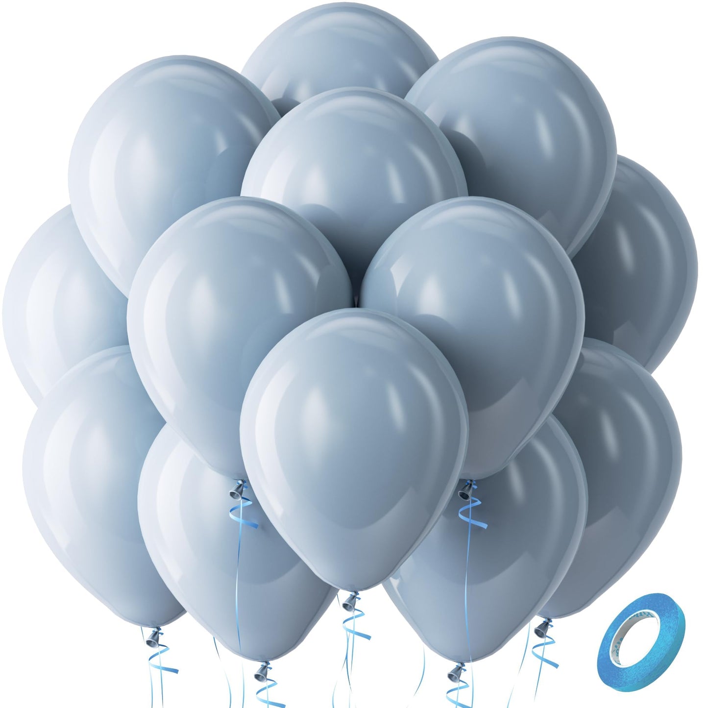 Bezente Dusty Blue Balloons Latex Party Balloons - 100 Pack 12 inch Round Helium Haze Blue Balloons for Birthday Bridal Shower Wedding Gender Reveal Engagement Graduation Party Decorations - skihosevxBezente Dusty Blue Balloons Latex Party Balloons - 100 Pack 12 inch Round Helium Haze Blue Balloons for Birthday Bridal Shower Wedding Gender Reveal Engagement Graduation Party DecorationsskihosevxskihosevxB0FF4CHCSF
