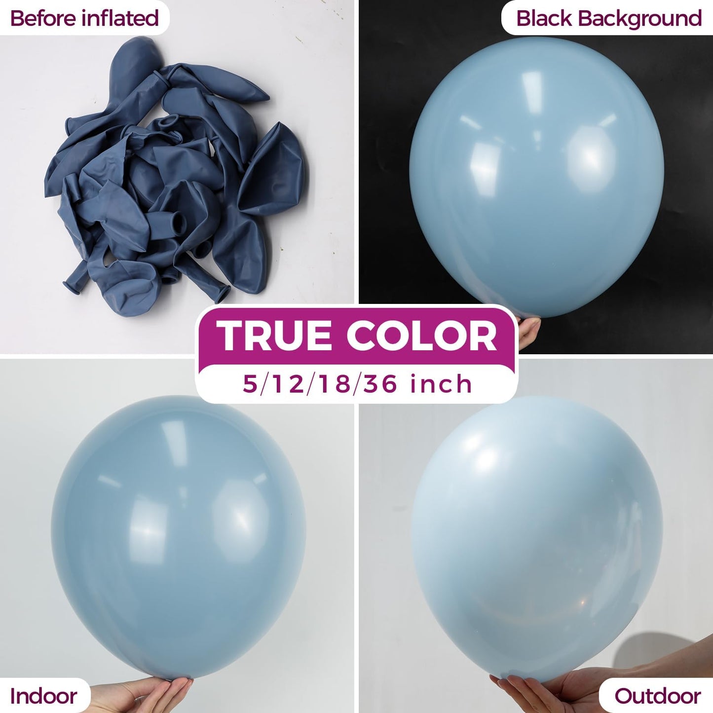 Bezente Dusty Blue Balloons Latex Party Balloons - 100 Pack 12 inch Round Helium Haze Blue Balloons for Birthday Bridal Shower Wedding Gender Reveal Engagement Graduation Party Decorations - skihosevxBezente Dusty Blue Balloons Latex Party Balloons - 100 Pack 12 inch Round Helium Haze Blue Balloons for Birthday Bridal Shower Wedding Gender Reveal Engagement Graduation Party DecorationsskihosevxskihosevxB0FF4CHCSF