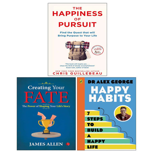 Creating Your Fate, The Happiness of Pursuit, Happy Habits 3 Books Collection Set - skihosevxCreating Your Fate, The Happiness of Pursuit, Happy Habits 3 Books Collection SetPuffin/Pan/Rupa PublicationsskihosevxskihosevxVRT26860Puffin/Pan/Rupa Publications