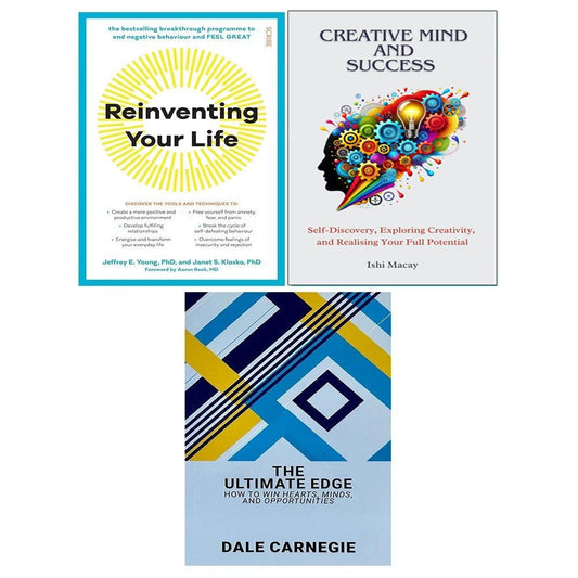 Creative Mind And Success, Reinventing Your Life, The Ultimate Edge 3 Books Collection Set - skihosevxCreative Mind And Success, Reinventing Your Life, The Ultimate Edge 3 Books Collection SetScribe UK/ The Readers Paradise ltdskihosevxskihosevxVRT26864Scribe UK/ The Readers Paradise ltd