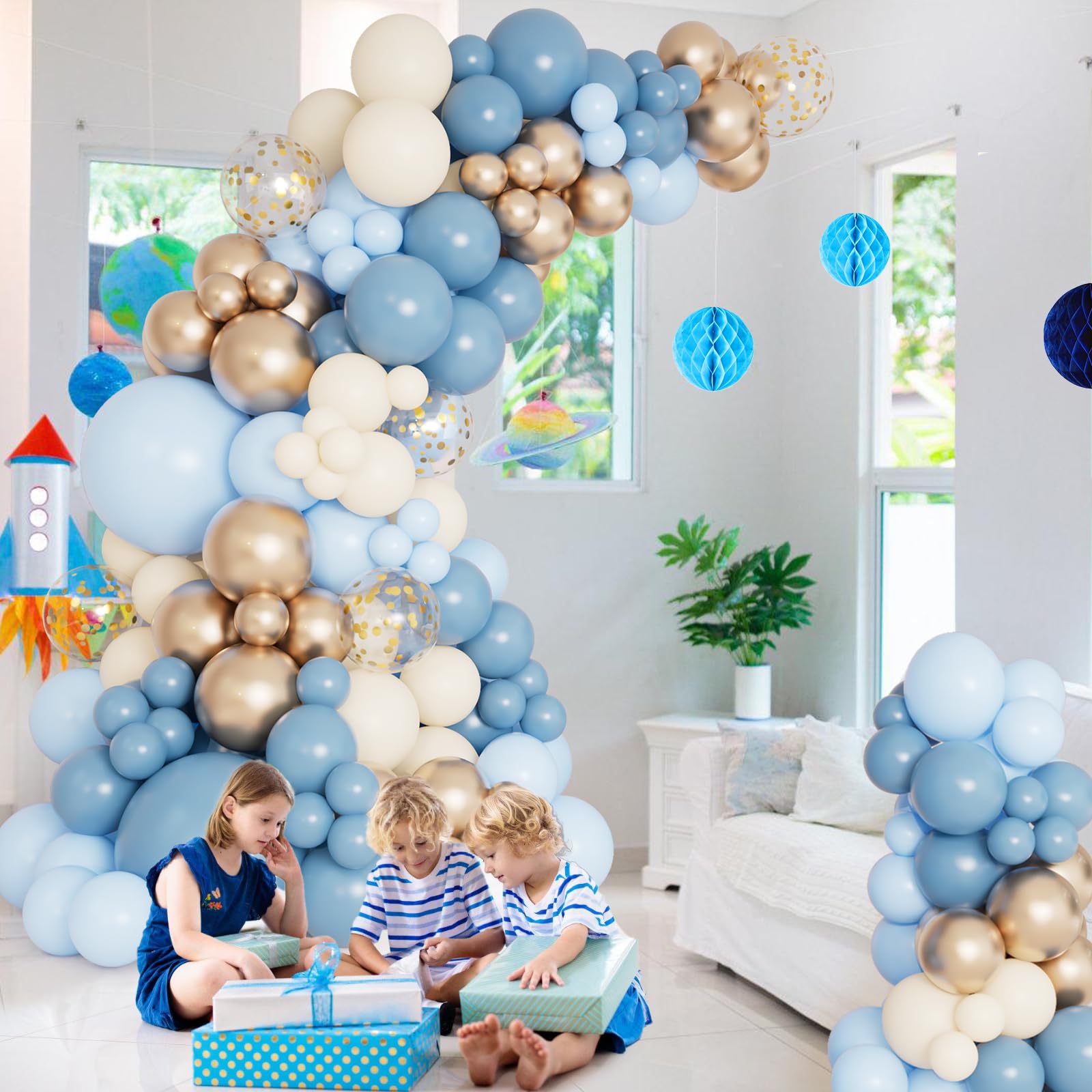 DBKL Dusty Baby Blue Balloon Arch Garland Kit, Different Sizes 18 12 10 5 inch Pastel Baby Blue Slate Fog Ivory White Metallic Gold Balloons for Men Boy Baby Shower Birthday Wedding Party Supplies - skihosevxDBKL Dusty Baby Blue Balloon Arch Garland Kit, Different Sizes 18 12 10 5 inch Pastel Baby Blue Slate Fog Ivory White Metallic Gold Balloons for Men Boy Baby Shower Birthday Wedding Party SuppliesskihosevxskihosevxB0D8KSZ77Q