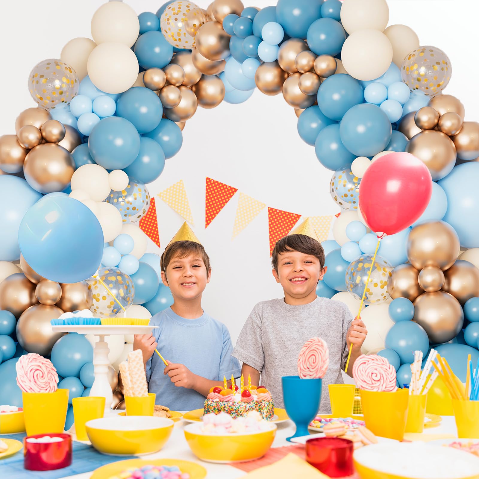 DBKL Dusty Baby Blue Balloon Arch Garland Kit, Different Sizes 18 12 10 5 inch Pastel Baby Blue Slate Fog Ivory White Metallic Gold Balloons for Men Boy Baby Shower Birthday Wedding Party Supplies - skihosevxDBKL Dusty Baby Blue Balloon Arch Garland Kit, Different Sizes 18 12 10 5 inch Pastel Baby Blue Slate Fog Ivory White Metallic Gold Balloons for Men Boy Baby Shower Birthday Wedding Party SuppliesskihosevxskihosevxB0D8KSZ77Q
