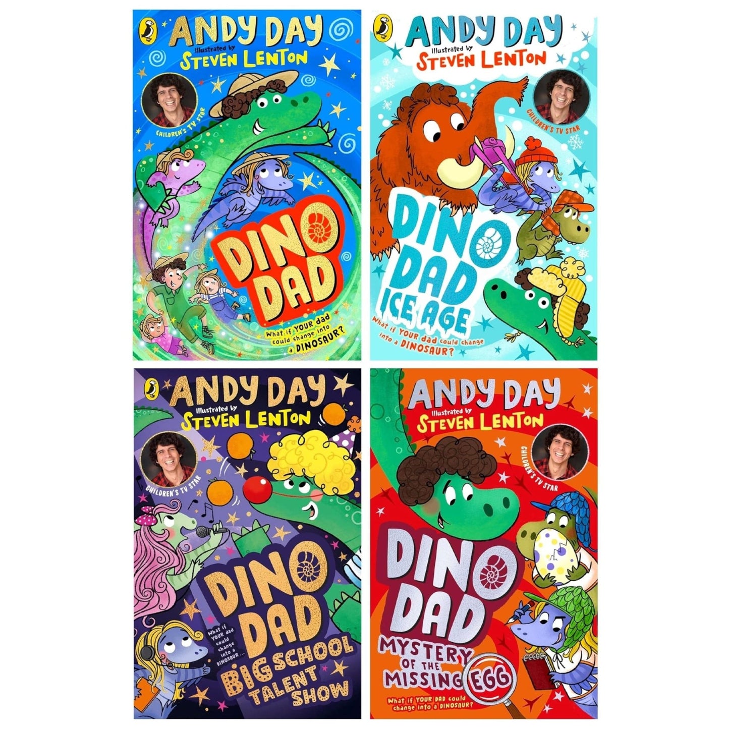 Dino Dad Series 4 Books Collection Set By Andy Day (Dino Dad, Ice Age, Big School Talent Show and Mystery of the Missing Egg) - skihosevxDino Dad Series 4 Books Collection Set By Andy Day (Dino Dad, Ice Age, Big School Talent Show and Mystery of the Missing Egg)skihosevxskihosevxPLD24030