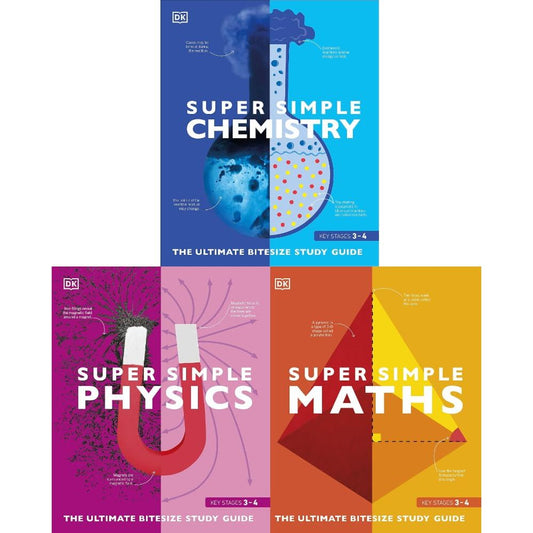 DK Super Simple Study Guide 3 Books Collection Set Maths, Chemistry, Physics - skihosevxDK Super Simple Study Guide 3 Books Collection Set Maths, Chemistry, PhysicsskihosevxskihosevxPLD23989