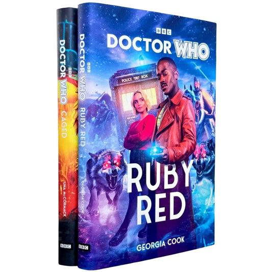 Doctor Who 2 Books Collection Set (Ruby Red and Caged) - skihosevxDoctor Who 2 Books Collection Set (Ruby Red and Caged)skihosevxskihosevxPLD24010