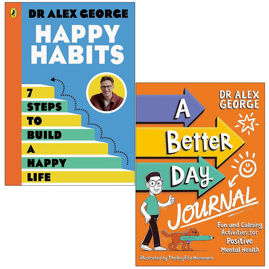 Dr Alex George Collection 2 Books Set (Happy Habits and A Better Day Journal) - skihosevxDr Alex George Collection 2 Books Set (Happy Habits and A Better Day Journal)Puffin/Wren and RookskihosevxskihosevxPLD24053Puffin/Wren and Rook
