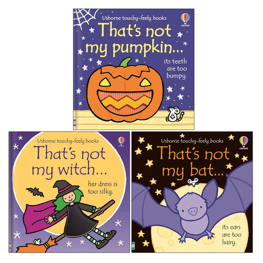 Fiona Watt 3 Books Collection Set (That's Not My Pumpkin, That's not my Witch, That's not my bat) - skihosevxFiona Watt 3 Books Collection Set (That's Not My Pumpkin, That's not my Witch, That's not my bat)Usborne PublishingskihosevxskihosevxVRT26887Usborne Publishing