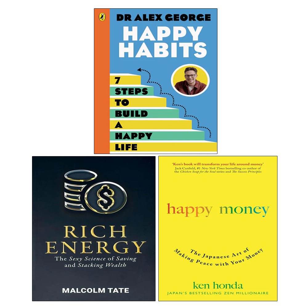 Happy Money, Happy Habits, RICH ENERGY 3 Books Collection Set - skihosevxHappy Money, Happy Habits, RICH ENERGY 3 Books Collection SetJohn Murray One/Puffin/Rupa PublicationsskihosevxskihosevxVRT26862John Murray One/Puffin/Rupa Publications