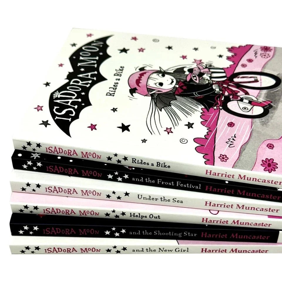 Isadora Moon Series By Harriet Muncaster illustrated 6 Books Collection Set (Isadora Moon Rides a Bike, Helps Out, The New Girl) - skihosevxIsadora Moon Series By Harriet Muncaster illustrated 6 Books Collection Set (Isadora Moon Rides a Bike, Helps Out, The New Girl)Oxford University PressskihosevxskihosevxPLD23973Oxford University Press