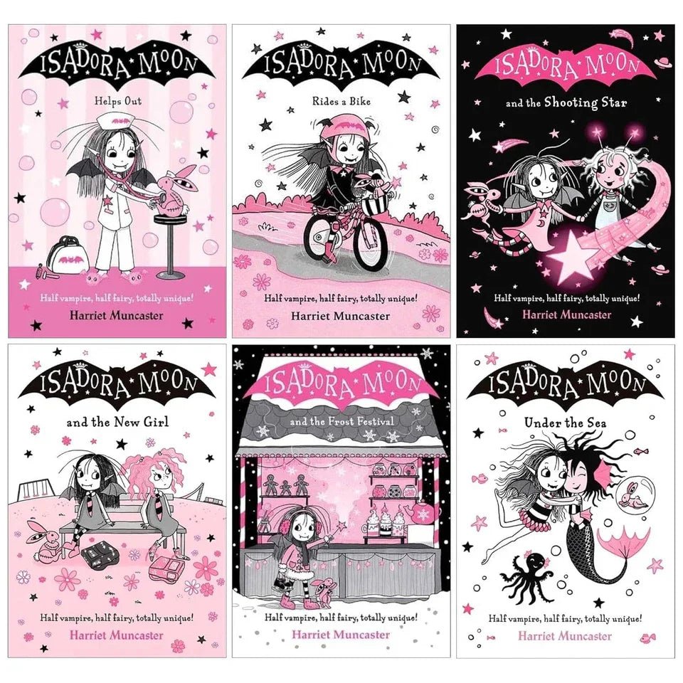 Isadora Moon Series By Harriet Muncaster illustrated 6 Books Collection Set (Isadora Moon Rides a Bike, Helps Out, The New Girl) - skihosevxIsadora Moon Series By Harriet Muncaster illustrated 6 Books Collection Set (Isadora Moon Rides a Bike, Helps Out, The New Girl)Oxford University PressskihosevxskihosevxPLD23973Oxford University Press