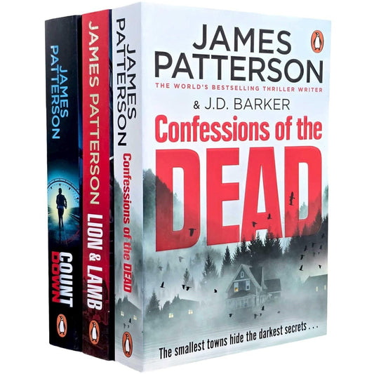 James Patterson 3 Books Collection Set (Countdown, Lion & Lamb & Confessions of the Dead) - skihosevxJames Patterson 3 Books Collection Set (Countdown, Lion & Lamb & Confessions of the Dead)Penguin UKskihosevxskihosevxPLD24097Penguin UK