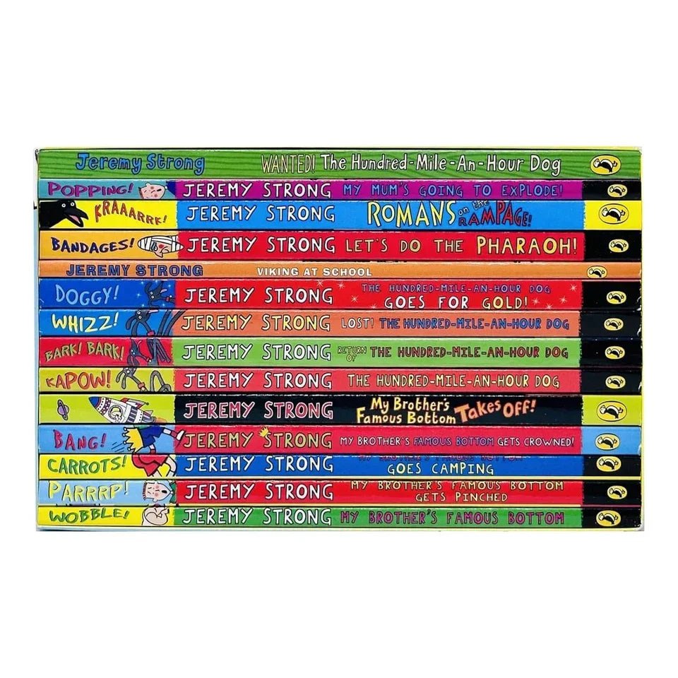 Jeremy Strong 14 Books Collection Box Set (Romans on the Rampage, Let's Do The Pharaoh!) - skihosevxJeremy Strong 14 Books Collection Box Set (Romans on the Rampage, Let's Do The Pharaoh!)PuffinJeremy StrongskihosevxPLD8065Puffin