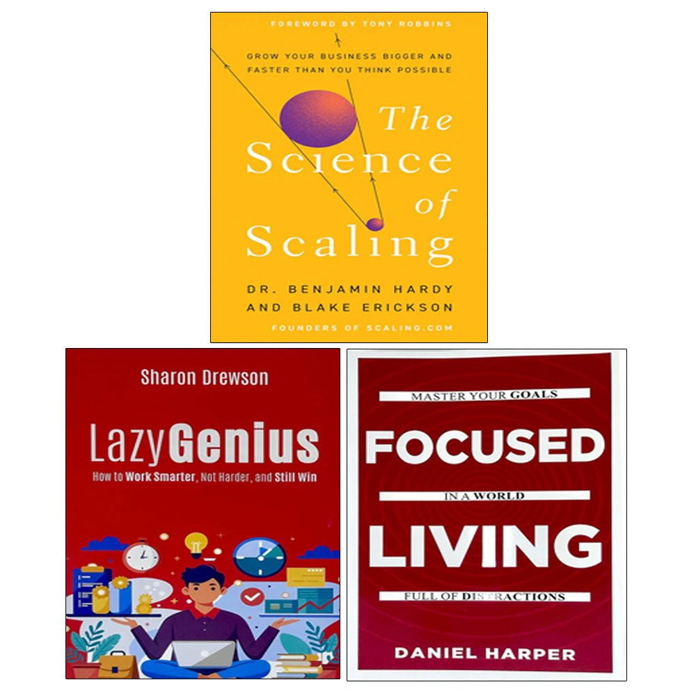 Lazy Genius, The Science of Scaling(HB), Focused Living 3 Books Collection Set - skihosevxLazy Genius, The Science of Scaling(HB), Focused Living 3 Books Collection SetRupa Publications/Hay House BusinessskihosevxskihosevxVRT26851Rupa Publications/Hay House Business