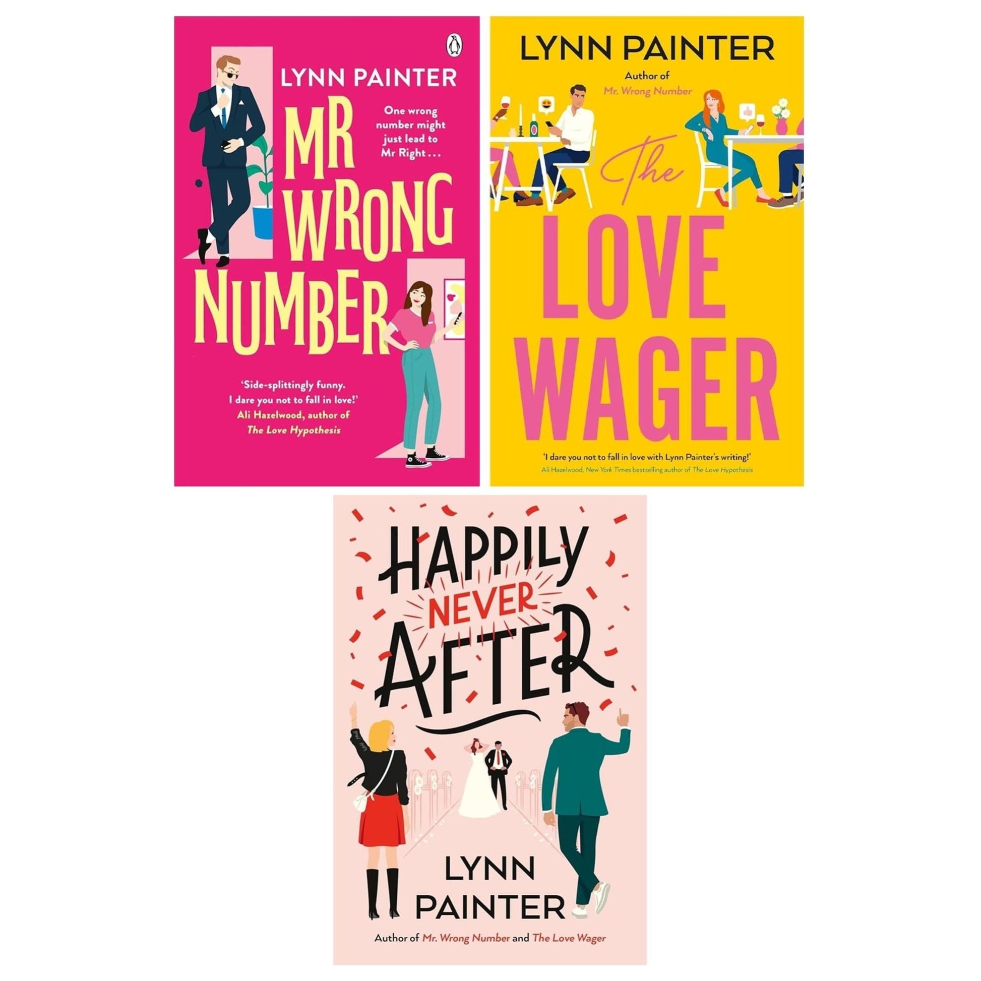 Lynn Painter 3 Books Collection Set (Mr Wrong Number, The Love Wager and Happily Never After) - skihosevxLynn Painter 3 Books Collection Set (Mr Wrong Number, The Love Wager and Happily Never After)Penguin UKskihosevxskihosevxPLD23964Penguin UK