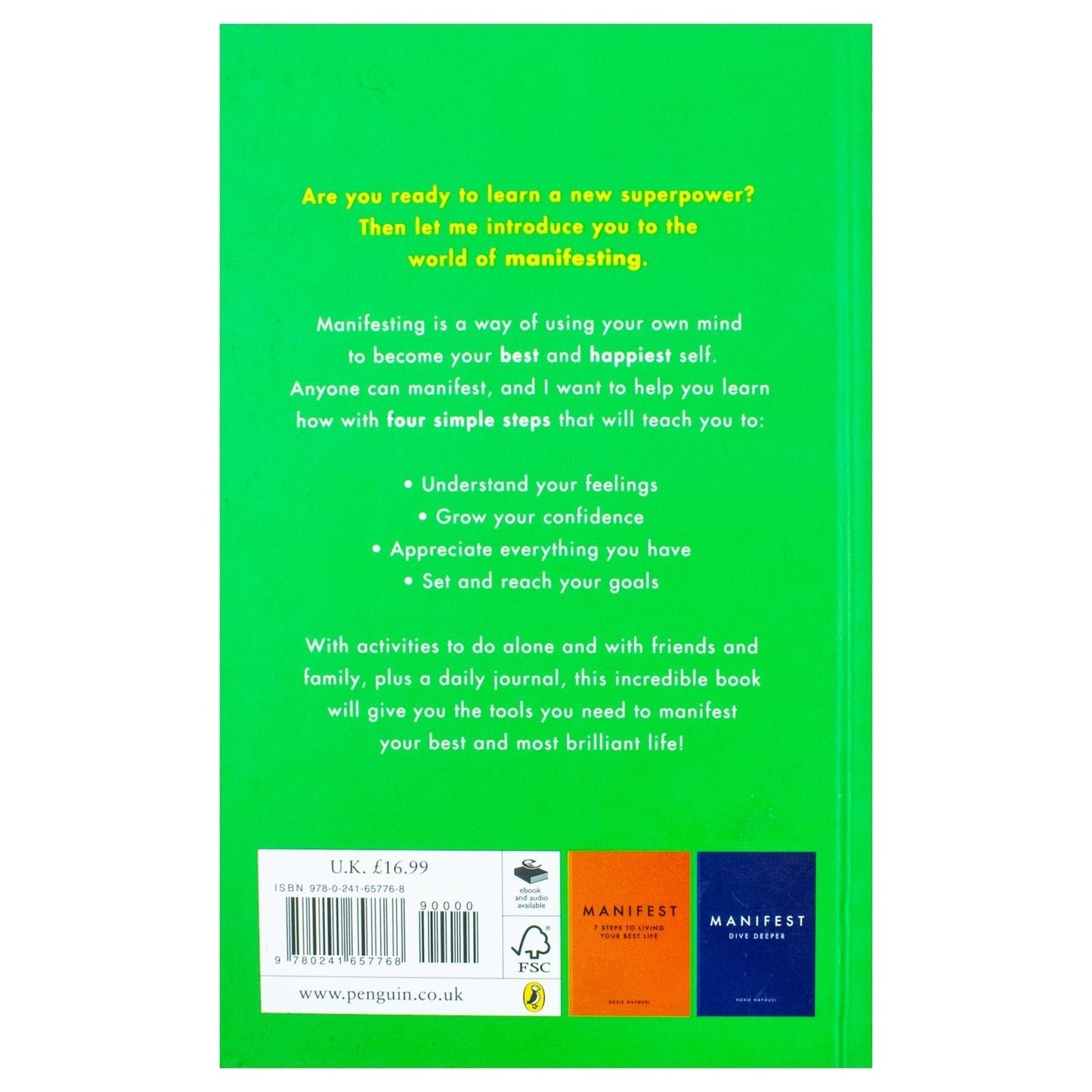 Manifest for Kids: Four steps to being the best you by Roxie Nafousi - skihosevxManifest for Kids: Four steps to being the best you by Roxie NafousiPuffinRoxie NafousiskihosevxSNG20887Puffin