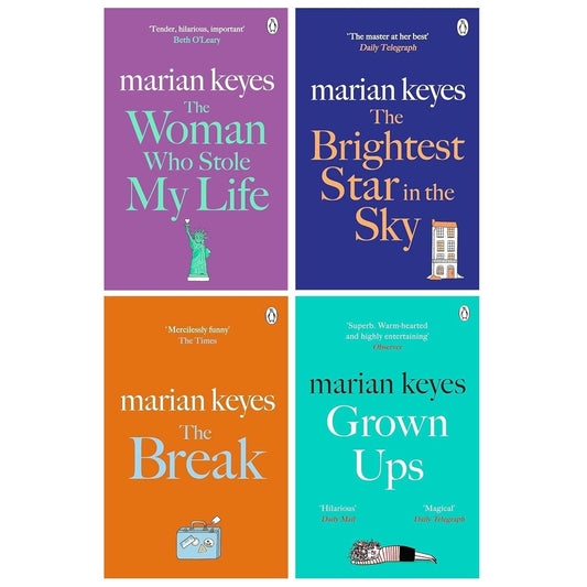 Marian Keyes Novels 4 Books Collection Set (The Brightest Star in the Sky, The Woman Who Stole My Life, The Break and Grown Ups) - skihosevxMarian Keyes Novels 4 Books Collection Set (The Brightest Star in the Sky, The Woman Who Stole My Life, The Break and Grown Ups)Penguin UKskihosevxskihosevxVRT26895Penguin UK