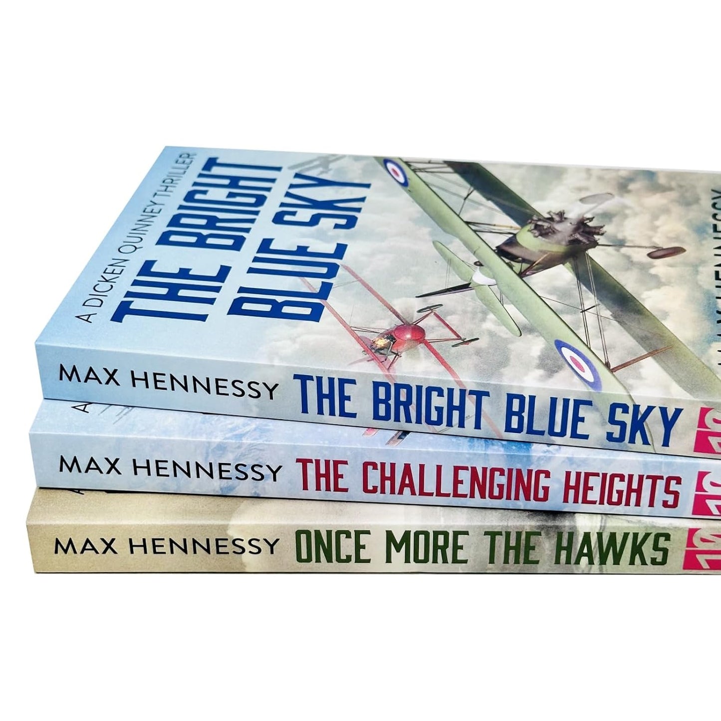 Max Hennessy RAF Trilogy 3 Books Collection Set (The Bright Blue Sky, The Challenging Heights and Once More the Hawks - skihosevxMax Hennessy RAF Trilogy 3 Books Collection Set (The Bright Blue Sky, The Challenging Heights and Once More the HawksCaneloMax HennessyskihosevxPLD23883Canelo