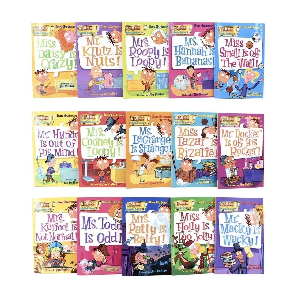 My Weird School Collection 21 Books Set By Dan Gutman (Ages 6-10) Mrs Cooney Is Loony!, Mrs Roopy Is Loopy! - skihosevxMy Weird School Collection 21 Books Set By Dan Gutman (Ages 6-10) Mrs Cooney Is Loony!, Mrs Roopy Is Loopy!HarperCollinsDan GutmanskihosevxCLEARANCE-20HarperCollins